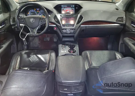 2016 Acura Mdx z USA, uszkodzony, nr VIN 5FRYD4H21GB052039